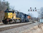 The Empty Grain Crawls west through Shirley 